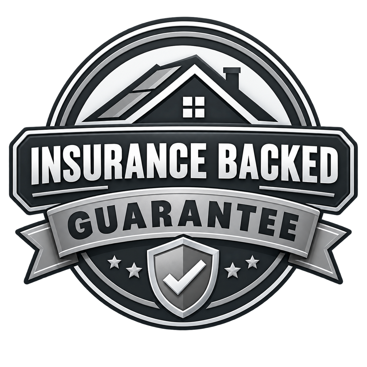 Insurance-backed guarantee artwork; current availability to be confirmed